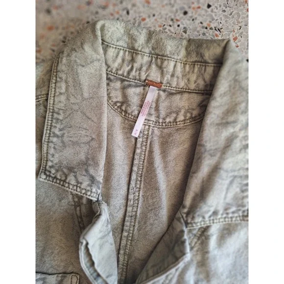 Free People Rhodes Utility Chino One Piece Coverall - Picture 8 of 11